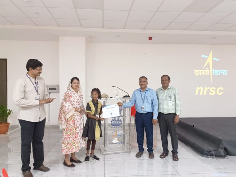मध्य प्रदेश की सिद्धि जैन ने स्पेस रिसर्च प्रतियोगिता में इंटरनेशनल लेवल में पाया आठवां स्थान