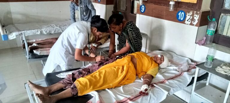 बरखेड़ी पिंगराला रोड़ पर दो बाईक टकराई, तीन घायल