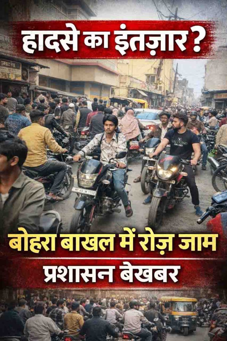 जावरा का बोहरा बाखल : जाम में दम तोड़ता शहर, जिम्मेदार गहरी नींद में