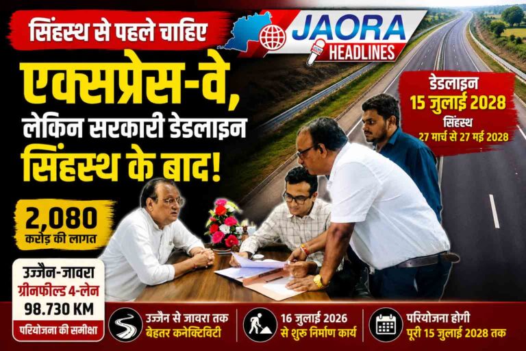 सिंहस्थ से पहले चाहिए एक्सप्रेस-वे, लेकिन सरकारी डेडलाइन सिंहस्थ के बाद !